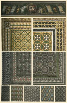 Roman mosaic floors, (1898).  Creator: Unknown.