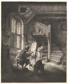 The Painter in His Studio, ca. 1667. Creator: Adriaen van Ostade.