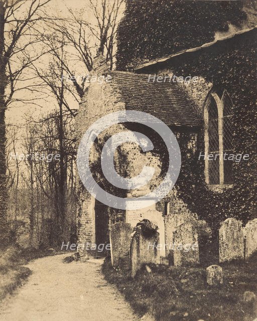 Church Porch, Earlham, near Norwich, 1857. Creator: William Harcourt Ranking.