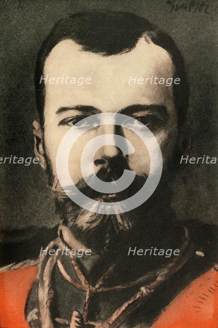'Nicholas II., Czar of Russia', 1910. Creator: Joseph Simpson.
