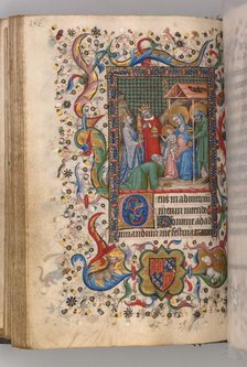 Hours of Charles the Noble, King of Navarre (1361-1425): fol. 78v, Adoration of the Magi (Sext), c.  Creator: Master of the Brussels Initials and Associates (French).