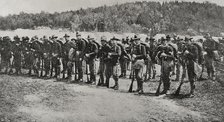 American infantry troops, Cuba, Spanish-American War, 1898. Creator: Unknown.