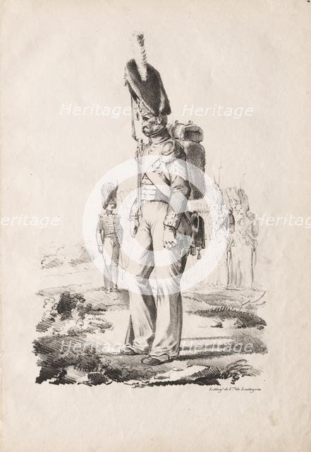 Military Costumes: Infantry Sargent , 1817-18. Creator: Nicolas Toussaint Charlet (French, 1792-1845).