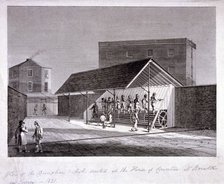 The Discipline Mill at Brixton Prison, Lambeth, London, 1821 Artist: Anon