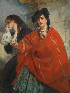 The Five Senses: Smell, c1865. Creator: Schlesinger, Henry Guillaume (1814-1893)