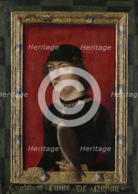 Portrait of Engelbert II, Count of Nassau, c.1480-c.1490. Creator: Master of the Portraits of Princes.