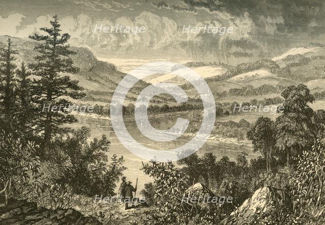 'Delaware Water-Gap, Looking South from Shawnee', 1872.  Creator: Granville Perkins.