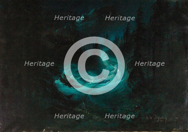 The fairy dance, 1895. Creator: Diefenbach, Karl Wilhelm (1851-1913).