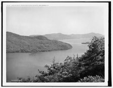 Looking south from Rogers' Rock heights, Lake George, N.Y., c1904. Creator: Unknown.