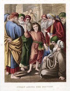 'Christ among the Doctors', c1860. Artist: Anon