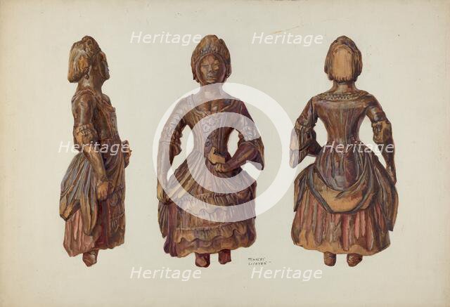 Doll, c. 1936. Creator: Frances Lichten.