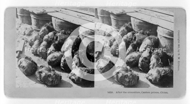 After the execution, Canton Prison, China, c.1901. 