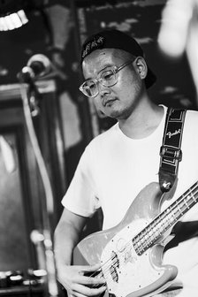 Maya Akechi and Alborg live at Hope & Anchor, Islington, London, May 2025. Creator: Annapaola Marchesani.