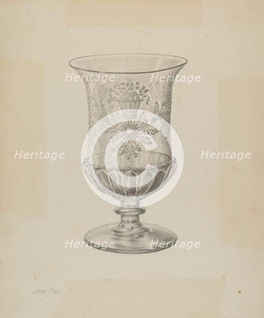 Vase, c. 1940. Creator: John Dana.