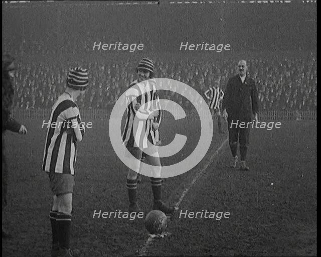 Female Football Players, 1920s. Creator: British Pathe Ltd.