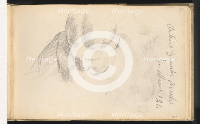 Woman Leaning Forward, 1888/1891. Creator: Paul Cezanne.