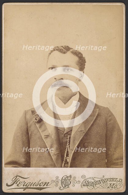 Photograph of Tobe Brown, 1890s. Creator: G.W. Ferguson.