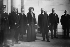Vice President Thomas Riley Marshall - Arrival For Inauguration...1913. Creator: Harris & Ewing.