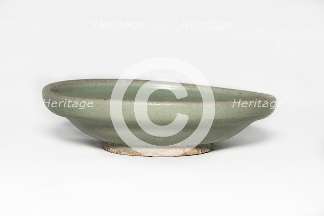Celadon saucer, 15th century. Artist: Unknown.