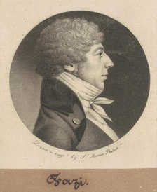 Jean Salomon Fazi, 1800. Creator: Charles Balthazar Julien Févret de Saint-Mémin.