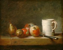 Still Life with a White Mug, c. 1764. Creator: Jean-Simeon Chardin.