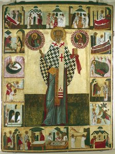 Icon of St Nicholas, Russian. Artist: Unknown