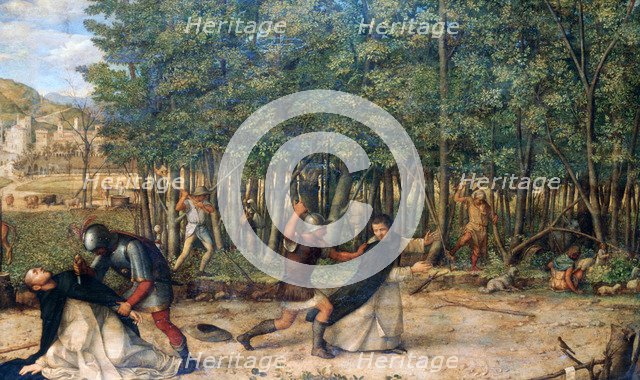 'The Assassination of Saint Peter Martyr', c1507. Artist: Giovanni Bellini