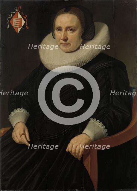 Portrait of Sara Sweerts de Weert, second Wife of Antonius Antonides van der Linden, 1636. Creator: Hendrik Meerman.