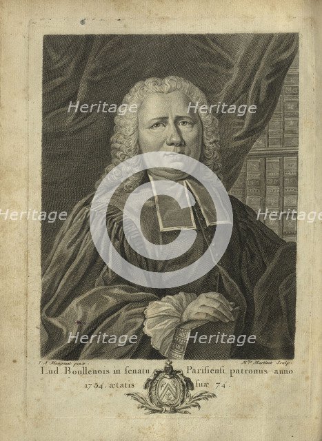 Portrait of Louis Boullenois (1680-1762), .