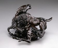 Lion Attacking Horse, c.between 1580 and 1590. Creator: Antonio Susini