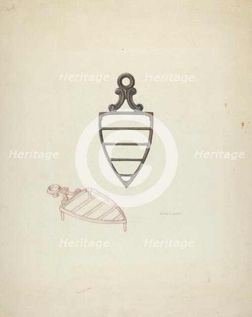 Trivet, c. 1939. Creator: Alfred Koehn.