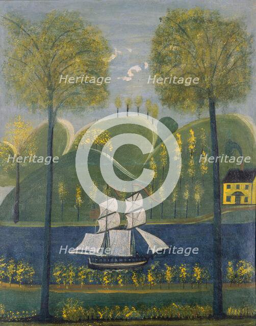 Under Full Sail, second quarter 19th century. Creator: Unknown.