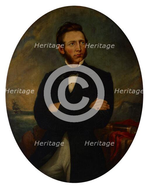 Portrait of Capt. Charles J. Bunker, 1857. Creator: John L Harding.