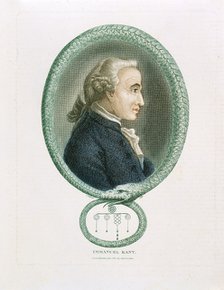 Immanuel Kant, German philosopher, 1812. Artist: Unknown