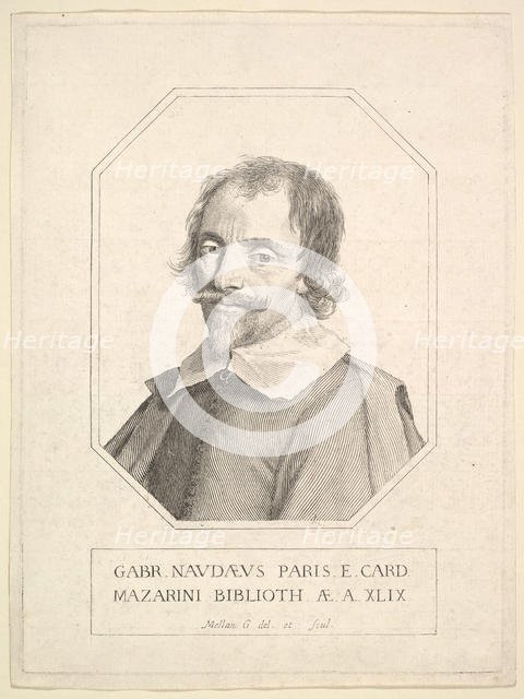 Gabriel Naudé, 1648. Creator: Claude Mellan.