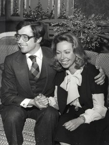 Engagement of Princess Christina of Sweden and Tord Magnuson, 1 February 1974. Artist: Unknown