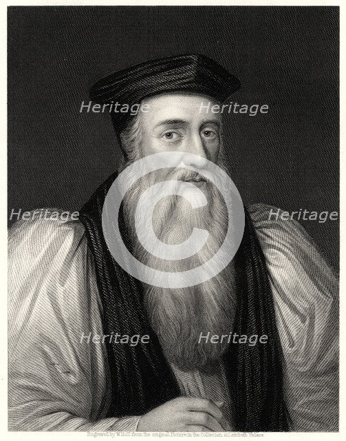 'Cranmer', 19th century. Artist: William Holl