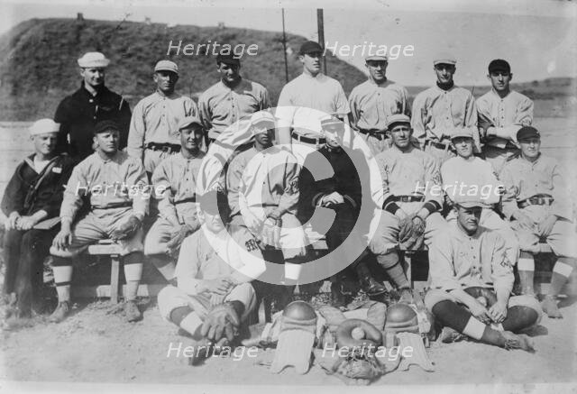 Baseball team, Naval Training School, 1917. Creator: Bain News Service.