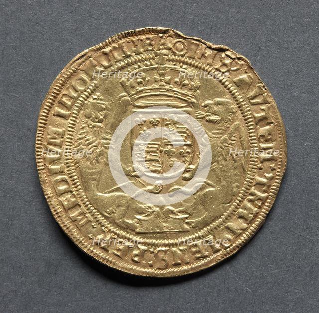 Half Sovereign (reverse), 1544-1547. Creator: Unknown.