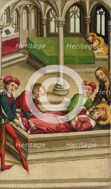 The Burial of Saint Wenceslas, ca. 1490-1500. Creator: Master of Eggenburg.