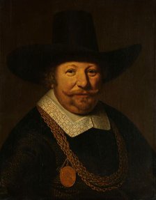 Portrait of Joos van Trappen, called Banckert, Vice-Admiral of Zeeland, c.1640. Creator: Anon.