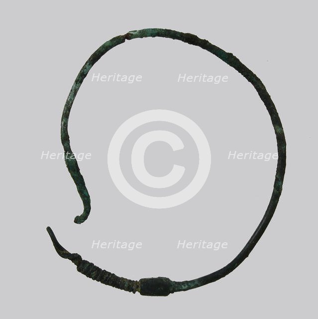 Earring, Frankish, 7th century. Creator: Unknown.