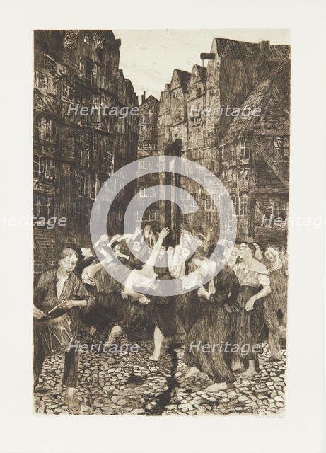 La Carmagnole, 1901. Creator: Kollwitz, Käthe (1867-1945).