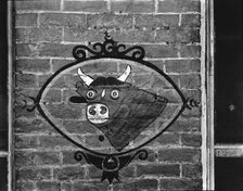 Mississippi butcher sign, 1936. Creator: Walker Evans.