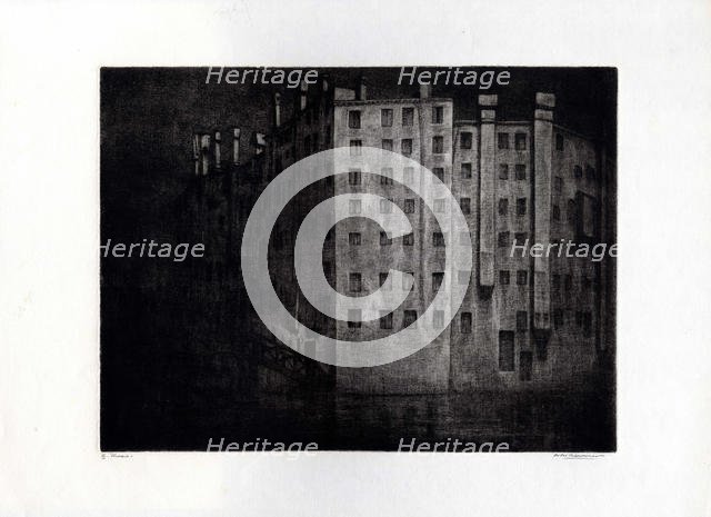 Venice Jewish Ghetto (Ghetto di Venezia), 1920. Creator: Mauroner, Fabio (1884-1944).