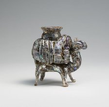 Animal flask, probably Syria, late 7th-8th century. Creator: Unknown.