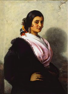 La Perla de Triana, 1852. Creator: John Phillip.