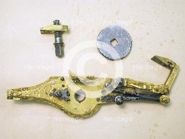 Wheellock Mechanism for a Pistol, French, ca. 1620. Creator: Unknown.