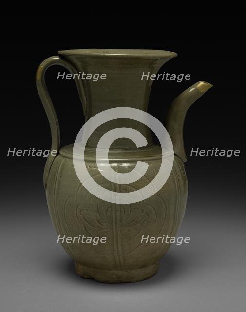 Wine Jug: Yue ware, 10th Century. Creator: Unknown.