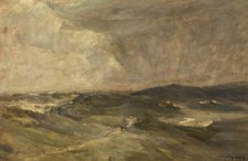 Turbulent Sea, c1860-1890. Creator: Louis Artan.